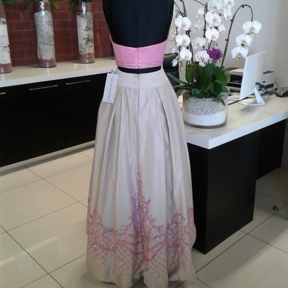 Rachel Allan 7519 Pink/Nude - Picture 2 of 3